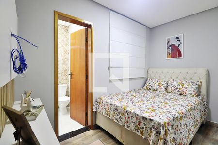 Suíte 1 - Quarto de casa à venda com 2 quartos, 90m² em Jardim Santo Antônio, Santo André