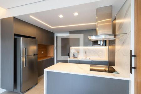 Cozinha de apartamento à venda com 1 quarto, 58m² em Vila Olímpia, São Paulo