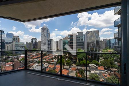 Sacada de apartamento à venda com 1 quarto, 58m² em Vila Olímpia, São Paulo