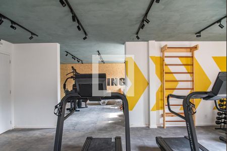 Studio à venda com 24m², 1 quarto e sem vaga Studio à venda com 24m², 1 quarto e sem vagaAcademia