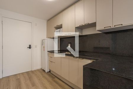 Cozinha de apartamento à venda com 1 quarto, 29m² em Auxiliadora, Porto Alegre