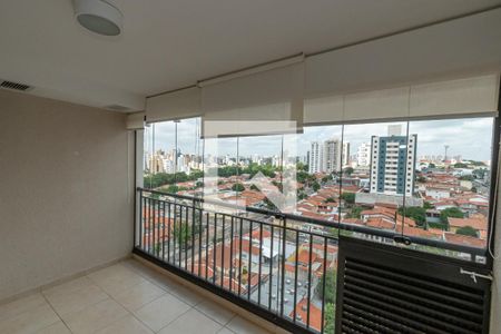 Varanda Sala de Estar/Jantar   de apartamento à venda com 3 quartos, 73m² em Taquaral, Campinas