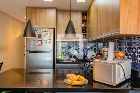 Cozinha de apartamento à venda com 1 quarto, 28m² em Mirandópolis, São Paulo