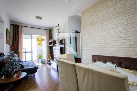 Sala de apartamento para alugar com 2 quartos, 57m² em Vila Homero Thon, Santo André