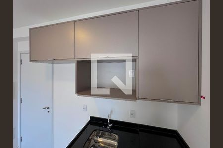 Detalhe Cozinha de apartamento para alugar com 1 quarto, 35m² em Campo Belo, São Paulo