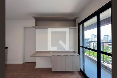 Sala de apartamento para alugar com 1 quarto, 35m² em Campo Belo, São Paulo