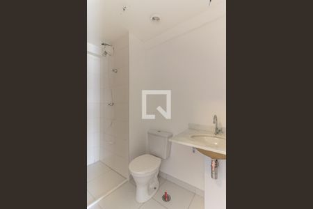 Banheiro de kitnet/studio para alugar com 1 quarto, 25m² em Consolação, São Paulo