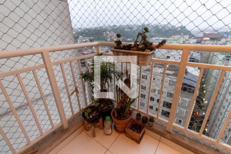 Varanda da Sala de apartamento à venda com 1 quarto, 35m² em Jardim Santa Teresinha, São Paulo