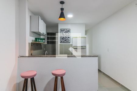 Cozinha de apartamento para alugar com 1 quarto, 45m² em Recreio dos Bandeirantes, Rio de Janeiro