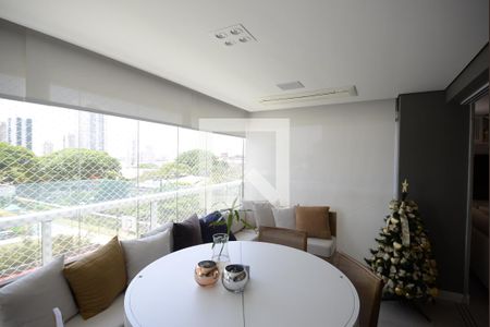 Varanda gourmet de apartamento à venda com 3 quartos, 140m² em Vila Dom Pedro I, São Paulo