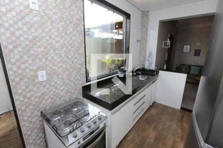 Cozinha de apartamento à venda com 3 quartos, 140m² em Riacho das Pedras, Contagem
