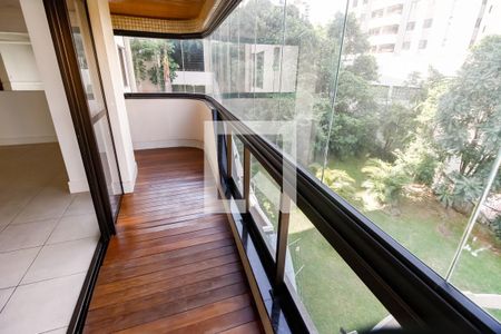 Varanda da Sala de apartamento à venda com 2 quartos, 110m² em Vila Andrade, São Paulo