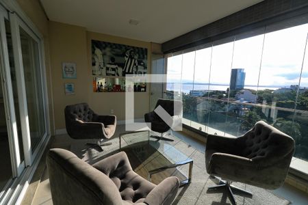 Varanda da Sala de apartamento à venda com 3 quartos, 320m² em Cristal, Porto Alegre