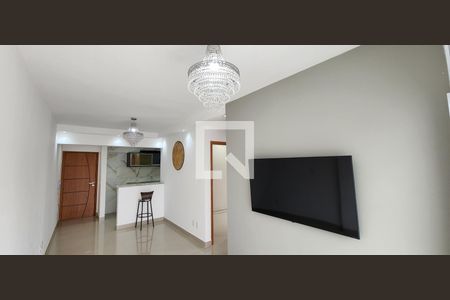 Sala de apartamento para alugar com 2 quartos, 53m² em Embaré, Santos