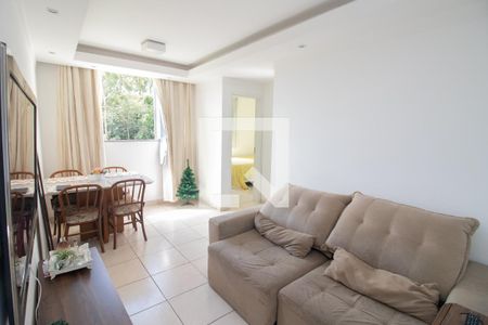 Sala de apartamento à venda com 2 quartos, 48m² em Bom Retiro, Betim