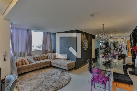 Sala de apartamento à venda com 3 quartos, 198m² em Estoril, Belo Horizonte