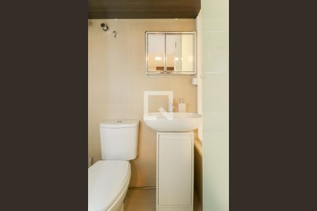Banheiro de kitnet/studio para alugar com 1 quarto, 16m² em Urbanova, São José dos Campos