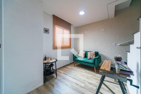 Sala de apartamento à venda com 1 quarto, 66m² em Centro, Santo André