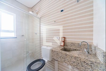 Banheiro do Quarto de apartamento à venda com 1 quarto, 66m² em Centro, Santo André
