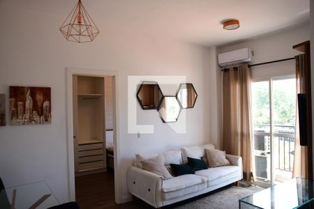 Sala de apartamento para alugar com 1 quarto, 40m² em Chácara São João, Cotia