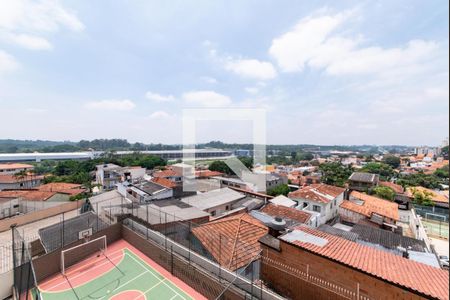 Sacada da Sala - Vista de apartamento à venda com 3 quartos, 74m² em Vila Guarani (zona Sul), São Paulo