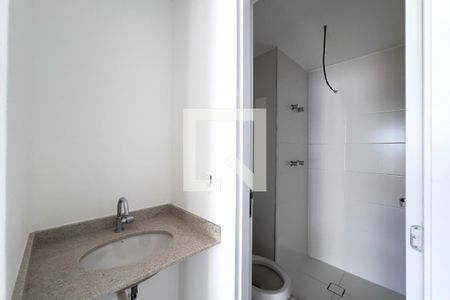 Banheiro de kitnet/studio à venda com 1 quarto, 27m² em Vila Mariana, São Paulo