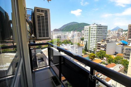 Varanda da Sala de apartamento à venda com 3 quartos, 110m² em Botafogo, Rio de Janeiro