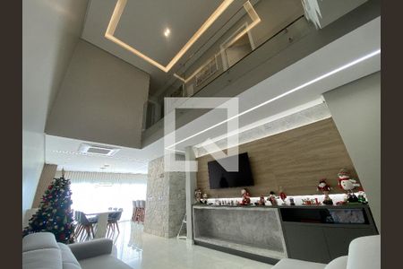 sala  de casa de condomínio à venda com 4 quartos, 188m² em Fátima, Canoas