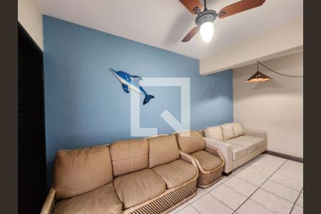 Sala de apartamento para alugar com 3 quartos, 121m² em Jardim Las Palmas, Guarujá