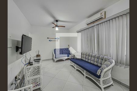 Sala de apartamento para alugar com 3 quartos, 92m² em Vila Luis Antônio, Guarujá