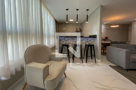 Sala de apartamento à venda com 4 quartos, 108m² em Buritis, Belo Horizonte