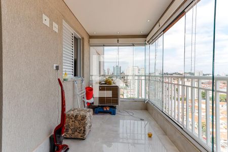Varanda Gourmet de apartamento à venda com 3 quartos, 77m² em Vila Guilherme, São Paulo