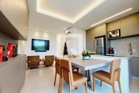 Sala de Jantar de apartamento à venda com 3 quartos, 91m² em Swiss Park, Campinas