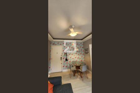 Detalhe Sala de apartamento para alugar com 1 quarto, 62m² em Campo Grande, Santos
