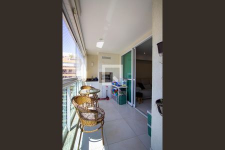 Varanda da sala de apartamento à venda com 3 quartos, 120m² em Icaraí, Niterói