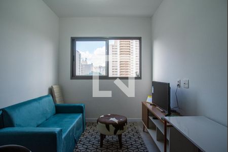 Sala de apartamento para alugar com 1 quarto, 26m² em Bela Vista, São Paulo