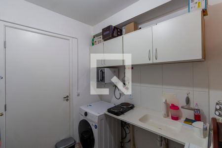 Cozinha e Área de Serviço de kitnet/studio para alugar com 1 quarto, 32m² em Vila Ré, São Paulo