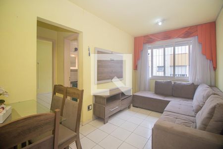 Sala de apartamento à venda com 1 quarto, 43m² em Jardim do Salso, Porto Alegre