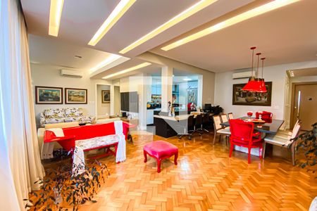 Sala  de apartamento à venda com 3 quartos, 133m² em Botafogo, Rio de Janeiro