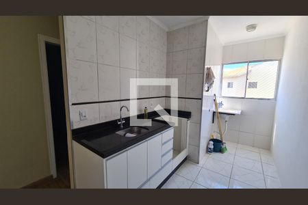 Cozinha e Área de Serviço de apartamento à venda com 2 quartos, 44m² em Vila Tupi, Várzea Paulista
