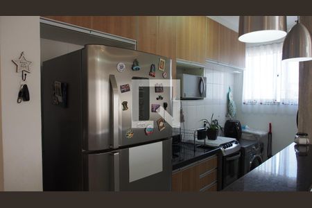 Cozinha e Área de Serviço de apartamento à venda com 2 quartos, 54m² em Gramadão, Jundiaí