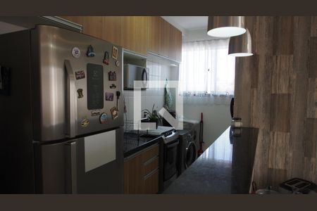 Cozinha e Área de Serviço de apartamento à venda com 2 quartos, 54m² em Gramadão, Jundiaí