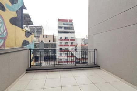 Varanda de kitnet/studio à venda com 1 quarto, 50m² em República, São Paulo