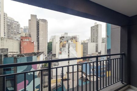 Varanda de kitnet/studio para alugar com 1 quarto, 50m² em República, São Paulo