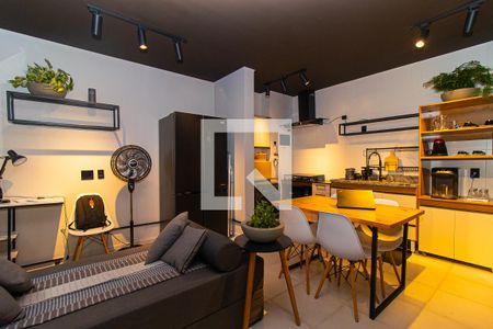 Sala de apartamento à venda com 1 quarto, 50m² em Bela Vista, São Paulo