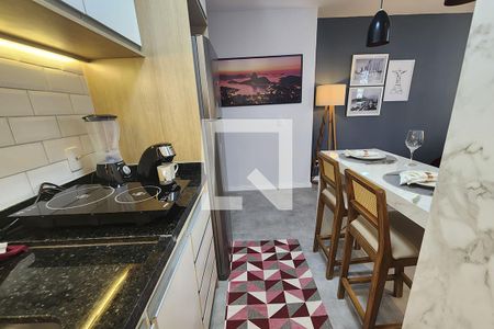 Cozinha de apartamento à venda com 1 quarto, 30m² em Centro, Rio de Janeiro