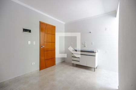 Sala e Cozinha de apartamento para alugar com 1 quarto, 30m² em Vila Gustavo, São Paulo