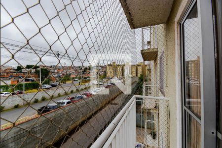 Varanda da Sala de apartamento para alugar com 3 quartos, 52m² em Jardim São Domingos, Guarulhos