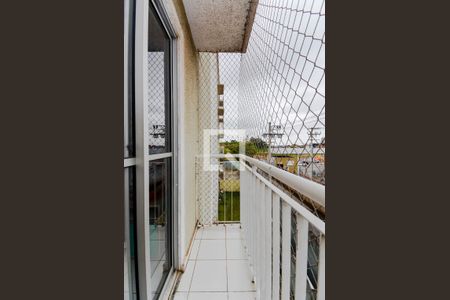 Varanda da Sala de apartamento para alugar com 3 quartos, 52m² em Jardim São Domingos, Guarulhos