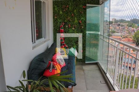 Varanda  de apartamento à venda com 3 quartos, 77m² em Vila Sônia, São Paulo
